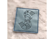 Stickdatei - Schneemann Alphabet Buchstabe S